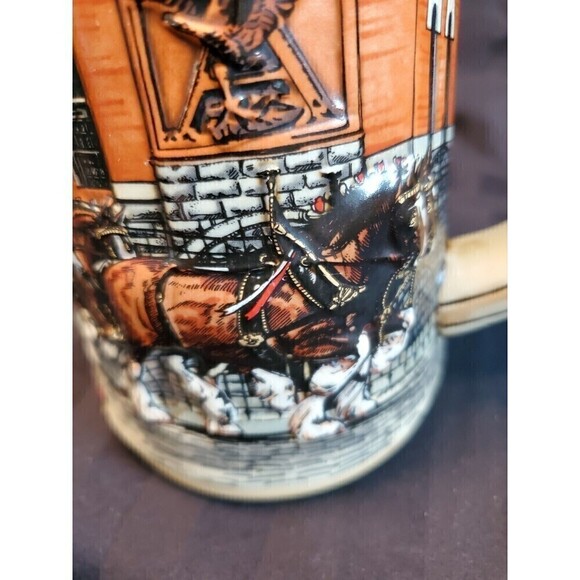 BUDWEISER NATIONAL HISTORICAL LANDMARK SERIES A BEER STEIN ST. LOUIS BREW HOUSE - Picture 4 of 12